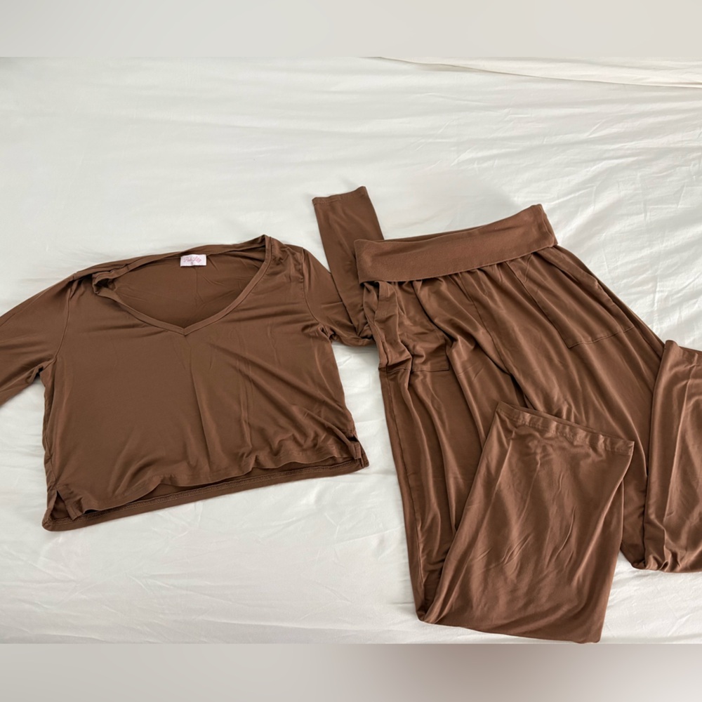 Pink Lily lounge set/pajamas